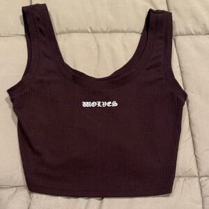 Darc Sport Ribbed Scoop Crop Tank